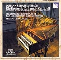 Trevor Pinnock Johann Sebastian Bach: Konserte Fur 3 Und 4 Cembali артикул 2981b.