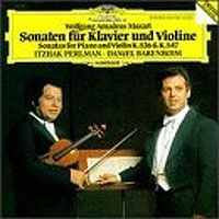 Mozart Sonatas For Violin & Piano Barenboim Perlman артикул 3036b.